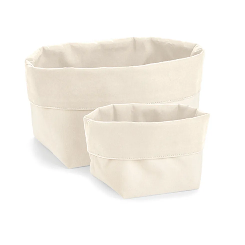 WM572 Westford Mill Wendbarer Canvas-Organizer-Box