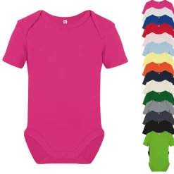 X11120 Link Kids Wear Babybody kurzarm Bio-Baumwolle Bailey 01
