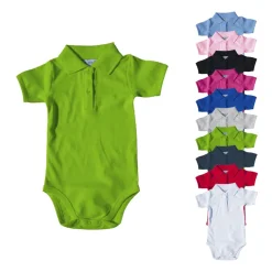 X947 Link Kids Wear Bodyanzug mit Polokragen