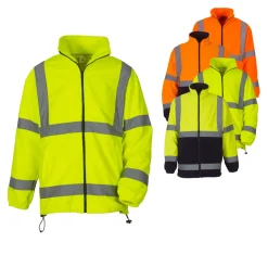 YK08 YOKO Hi-Vis hochsichtbare Fleecejacke
