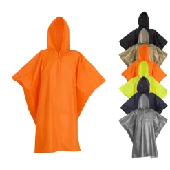 YK470 YOKO Hi-Vis hochsichtbare  Kinderponcho Umhang mit Kapuze