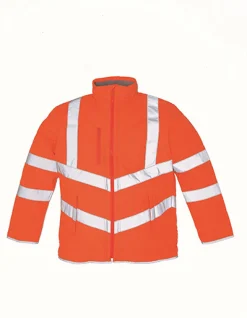 YK706 YOKO Hi-Vis hochsichtbare Kensington Jacke (mit Fleecefutter)