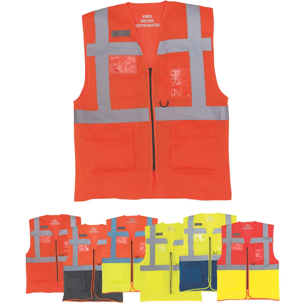 YK820 YOKO Hi-Vis hochsichtbare Sicherheitsweste