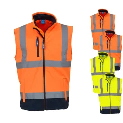 YK006 YOKO Hi-Vis hochsichtbare Softshell Gilet