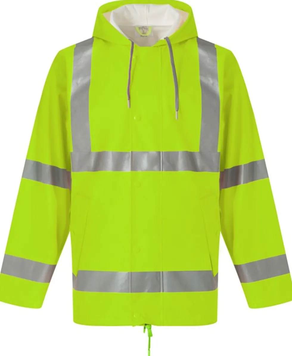YK450 YOKO Hi-Vis Soft Flex atmungsaktive Regenjacke
