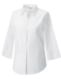 Z946F Russell Collection Damen STRETCHY Bluse 3/4-Arm