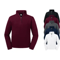 Z270M Russell AUTHENTIC 1/4 Reißverschluss Sweatshirt Pullover